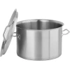 Кастрюля низкая с крышкой Yato 30x20 см 14 л (5906083052347)