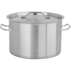 Каструля низька з кришкою Yato 32x22 см 17 л (5906083052354)