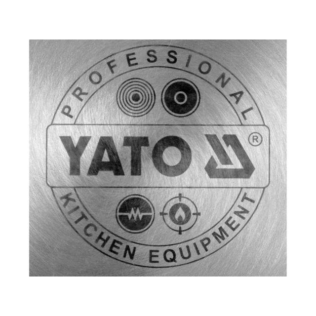 Каструля низька з кришкою Yato 36x24 см 24 л (5906083052361)