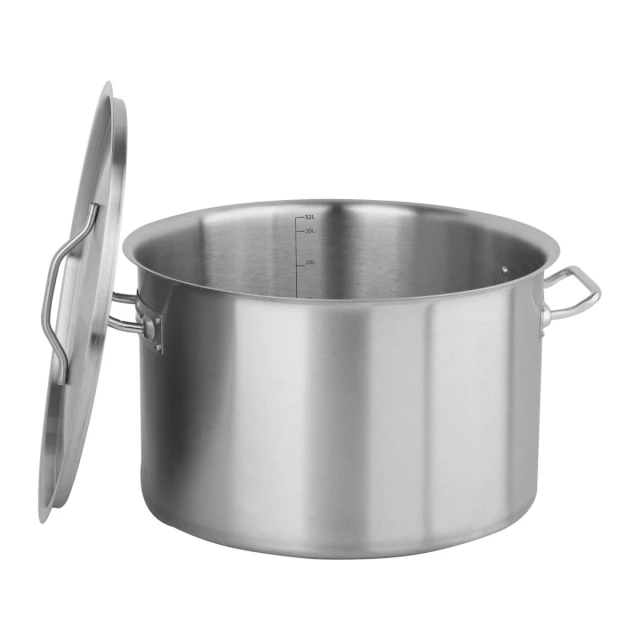Каструля низька з кришкою Yato 40x26 см 32 л (5906083052385)