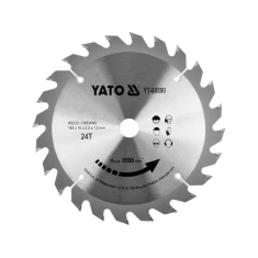 Диск пильний твердосплавний для деревини Yato 165x24Tx16 мм для YT-82810 YT-82811 (5906083052897)