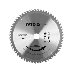 Диск пильний Yato 235x60Tx25,4 мм для YT-82153 (5906083052996)