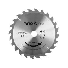Диск пильний Yato 255x24Tx30 мм для YT-82171 YT-82173 YT-82165 (5906083053030)