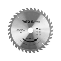 Диск пильний Yato 255x36Tx30 мм для YT-82171 YT-82173 YT-82174 YT-82165 (5906083053047)