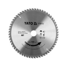 Диск пильний Yato 255x60Tx30 мм для YT-82171 YT-82173 YT-82165 (5906083053054)