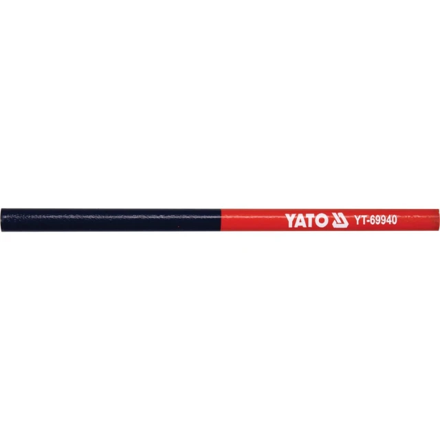 Олівці столярські червоно-сині Yato 12 шт (5906083054679)