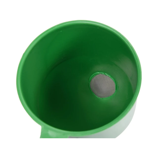 Лійка кутова з сіточкою Vorel 130 мм Green (5906083055294)