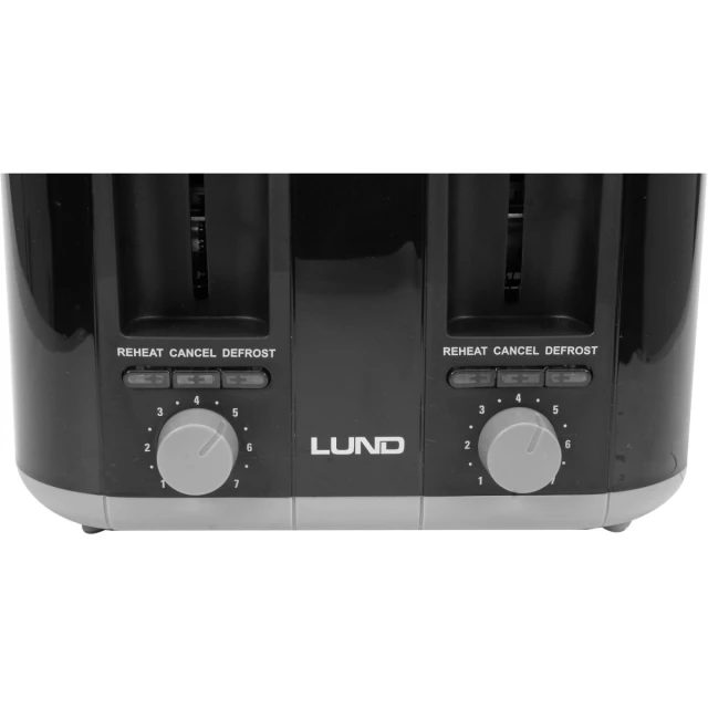 Тостер LUND 1300-1500 Вт Black (5906083056550)