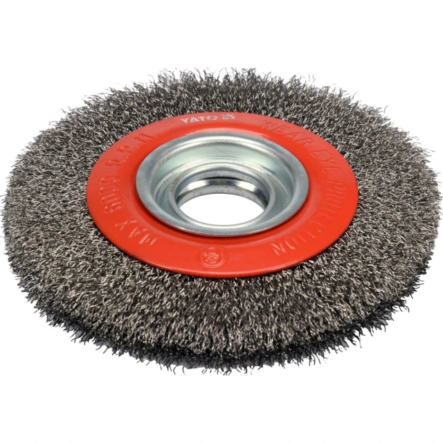 Щетка дисковая Yato 150 мм Ø32 мм INOX для настольной шлифмашины (5906083057564)