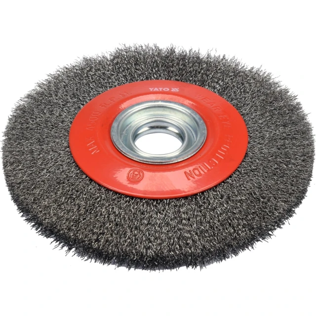 Щітка дискова Yato 200 мм Ø32 мм INOX для настільної шліфмашини (5906083057571)