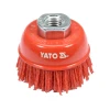 Щітка дискова Yato 65 мм M14 нейлонова Red (5906083057588)