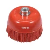 Щітка дискова Yato 125 мм M14 нейлонова Red (5906083057595)