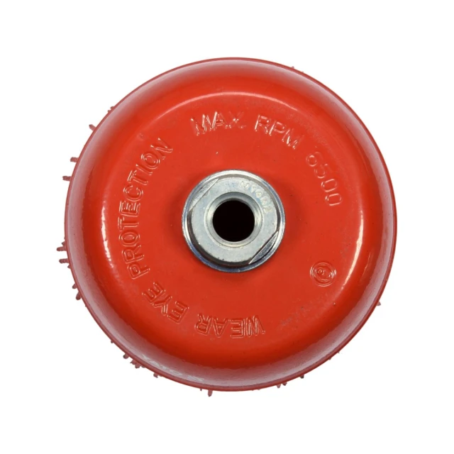 Щітка дискова Yato 125 мм M14 нейлонова Red (5906083057595)