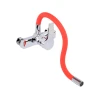 Змішувач для мойки FALA Flexible настінний з гнучким виливом Red (5906083058028)