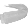 Стяжка-липучка Vorel 150 мм 10 шт White (5906083062834)