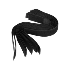 Стяжка кабельна з липучкою Vorel 300 мм 10 шт Black (5906083062889)