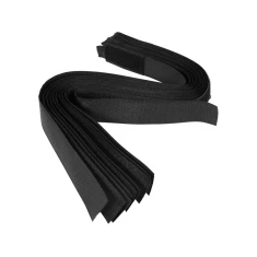 Стяжка кабельна з липучкою Vorel 450 мм 10 шт Black (5906083062896)