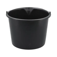 Відро будівельне з носиком Vorel 12 л Black (5906083063916)
