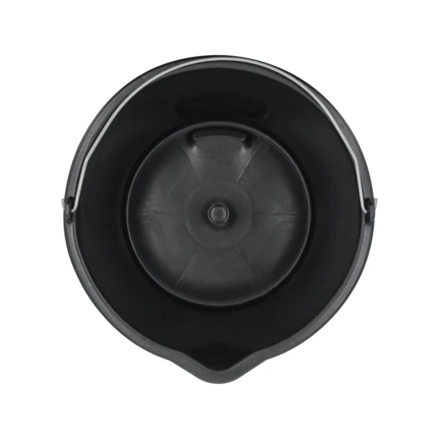 Відро будівельне з носиком Vorel 12 л Black (5906083063916)