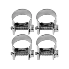 Хомут червячный Vorel W1 Mini оцинкованный 16-18 мм 4 шт (5906083064081)