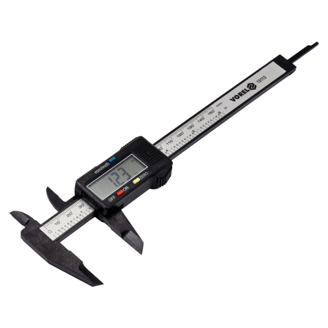 Штангенциркуль електронний Vorel Carbon 150 мм (5906083066061)