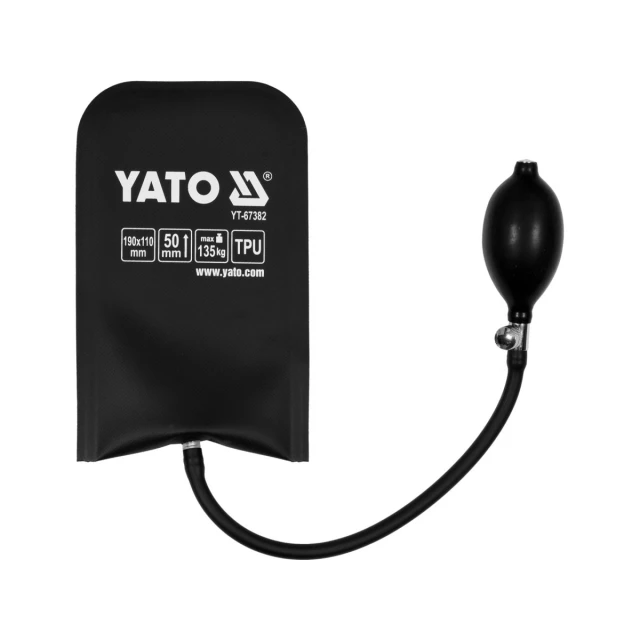 Подушка монтажна пневматична Yato 190 x 110 мм вантажопідйомність 135 кг (5906083067990)