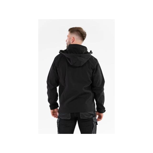 Куртка софтшел Yato Obsidian з капюшоном розмір L (5906083069697)
