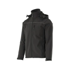 Куртка софтшел Yato Obsidian з капюшоном розмір 2XL (5906083070020)