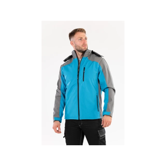 Куртка софтшел Yato Stratus з капюшоном 2XL (5906083070099)