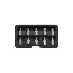 Набір екстракторів для пошкоджених гвинтів Yato HEX Torx Spline 10 елементів (5906083071188)
