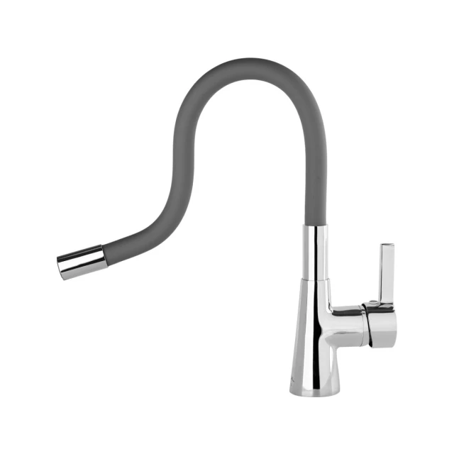 Змішувач для мийки FALA Flexible Dark Grey (5906083071232)