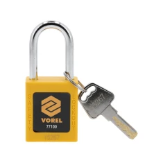 Навісний замок Vorel з нейлоновим покриттям (5906083072840)