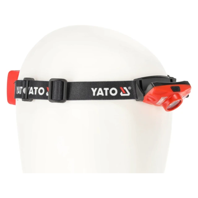 Ліхтарик налобний Yato 500 lm 3xAAA IP44 світло біле синє червоне (5906083073625)