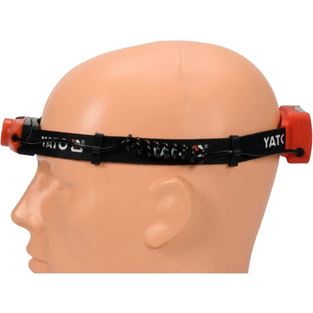 Ліхтарик налобний Yato 500 lm 3xAAA IP44 світло біле синє червоне (5906083073625)