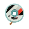Стрічка для розпаювання мідна оплітка Yato 3,0 мм x 1,5 м (5906083075957)