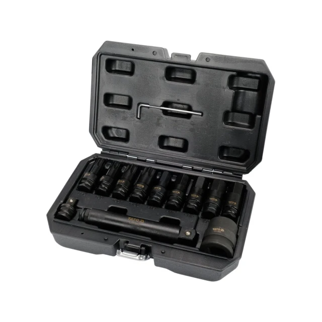 Набір ударних ключів стрижневих Yato Hex/Torx 3/4