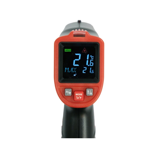 Безконтактний термометр пірометр Yato -50°C +650°C (5906083076862)