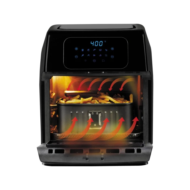Аерогриль LUND 1800 Вт 12 л Black (5906083076879)