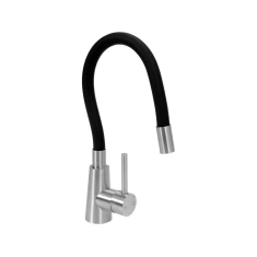 Змішувач для мойки FALA Flexible Steely Black (5906083078026)