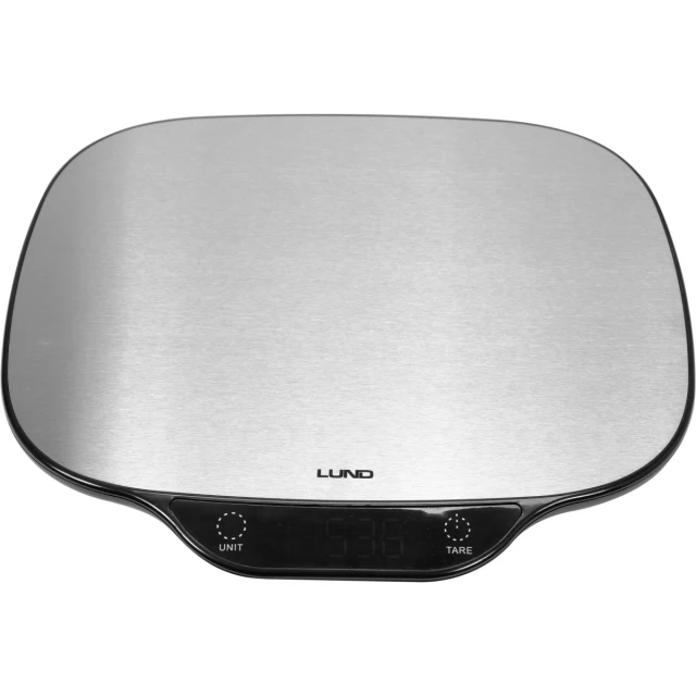 Ваги кухонні з нержавіючої сталі LUND 27 x 25 x 1,8 см (5906083078934)