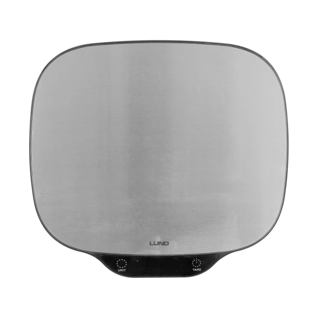 Ваги кухонні з нержавіючої сталі LUND 27 x 25 x 1,8 см (5906083078934)