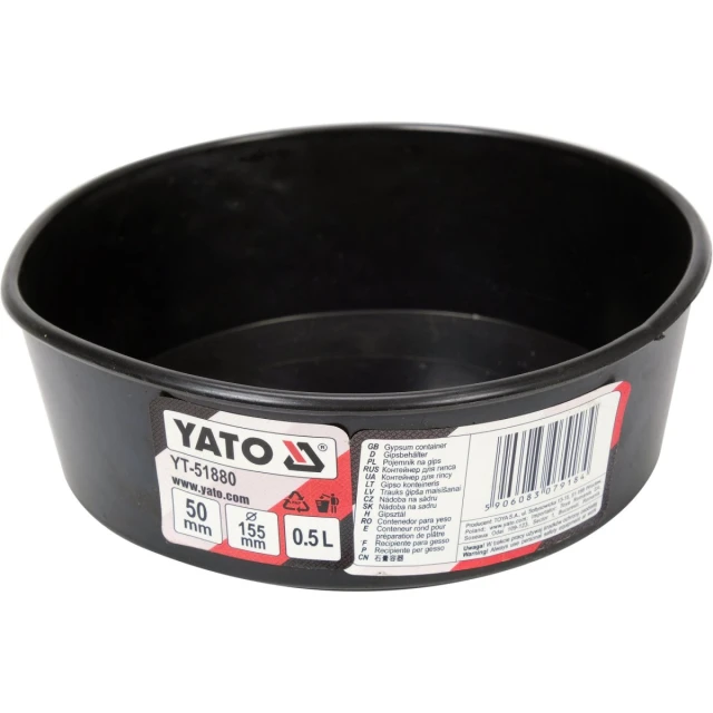 Ємність будівельна еластична Yato 0,5 л (5906083079184)