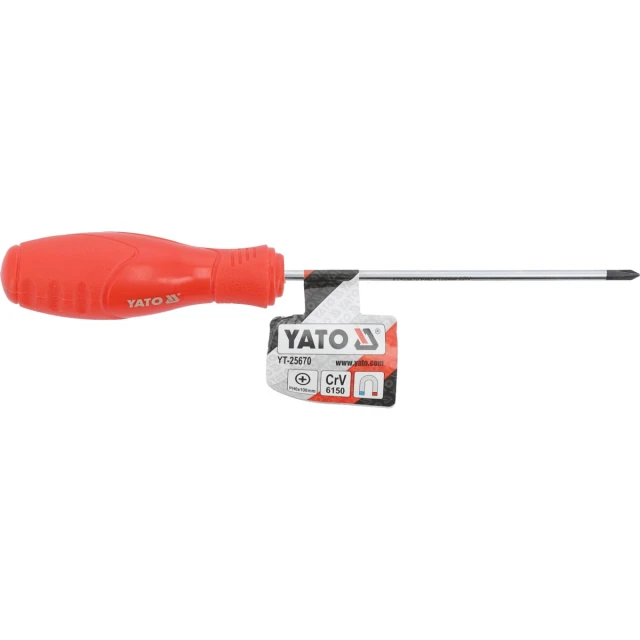 Викрутка хрестова Yato PH0 100 мм (5906083080791)