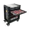 Сервісна шафа Yato зі 157 інструментами 7 шухляд з блокуванням відкриття (5906083080982)