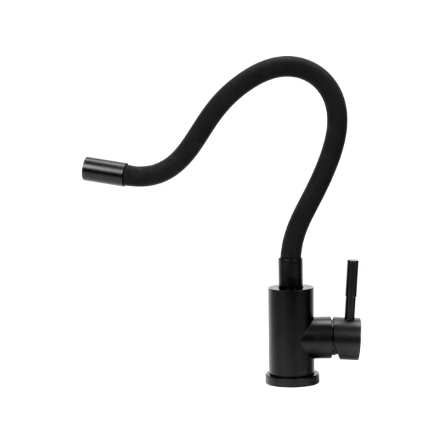 Змішувач для мийки FALA Black Flexible Black (5906083081668)