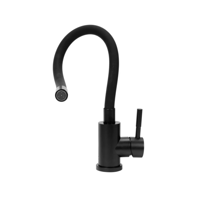Змішувач для мийки FALA Black Flexible Black (5906083081668)