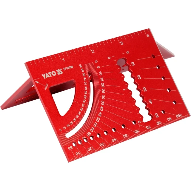 Кутник просторовий Yato 3D алюмінієвий (5906083081996)