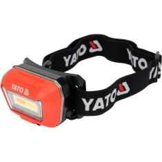 Ліхтарик налобний для підбору кольорів Yato CRI96+ 3 барви Li-Ion 3,7 В 1500 mAh IP65 IK07 (5906083082573)