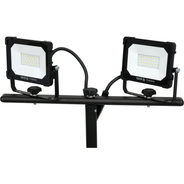 Прожектор на штативі Yato 2x20W LED 3800 lm (5906083083624)