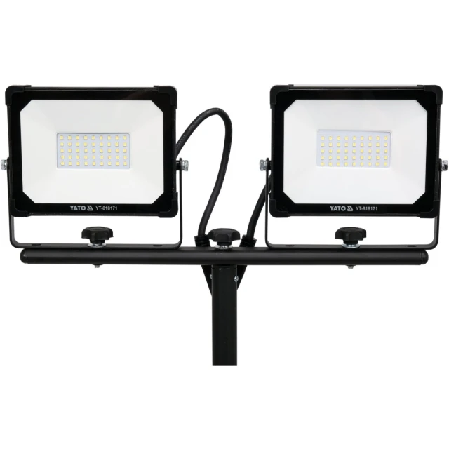 Прожектор Yato SMD LED зі штативом 2 x 30 Вт 5700 лм (5906083083648)